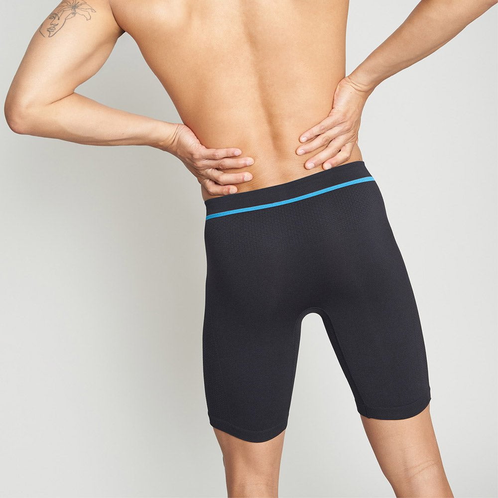 Men's Long Running Boxers Black runderwear™